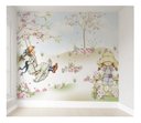 Ver imagem 4 de Papel de parede infantil menina no balanço para quarto de bebê 1M² PP11
