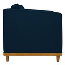 Ver imagem 5 de Poltrona Decorativa Europa Suede Azul Marinho