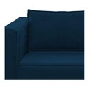 Ver imagem 4 de Poltrona Decorativa Europa Suede Azul Marinho