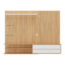 Ver imagem 1 de Painel com Suporte para Tv até 65 Polegadas 1 Porta e Prateleiras Multimóveis Mp1073 - Rustic/