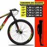 Bicicleta 29 Ksw Câmbio Shimano 27v Acera Susp Com Trava - Vermelho+Amarelo - 15,5 - 1
