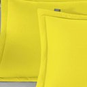 Ver imagem 3 de Porta Travesseiro Matelado Nobre 2 Peças Malha 100% Algodão - Amarelo