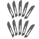 Ver imagem 4 de Estilete Lâmina Corte Precisão Cirúrgica Bisturi Cirúrgico Profissional Navalha Kit 10 Lâminas - 22#