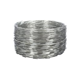 Cerca concertina simples inox 45cm caixa para 10 metros (33 voltas) - 5