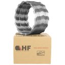 Ver imagem 1 de Cerca concertina simples galvanizada 45cm caixa para 05 metros com kit de instalação (20 voltas)