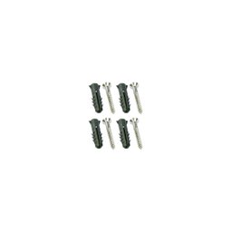Cerca concertina simples galvanizada 45cm caixa para 05 metros com kit de instalação (20 voltas) - 9