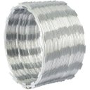 Ver imagem 2 de Cerca concertina simples galvanizada 45cm caixa para 05 metros com kit de instalação (20 voltas)