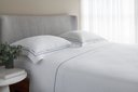Ver imagem 5 de Jogo de Cama Queen Sublime Branco C/ Ponto Cheio Azul Marinho 4 Peças Buddemeyer