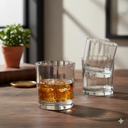 Ver imagem 5 de Jogo 6 Peças Copo Baixo de Vidro 300ml Transparente 9x8x8cm Água Suco Drinks Bar