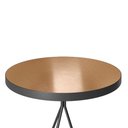 Ver imagem 4 de Mesa Bistrô Alta Redonda Cozinha Industrial Pé Aço Dhalia Pu S02 - D’Rossi