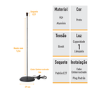 Ver imagem 4 de Abajur Coluna Básico - 3111-3
