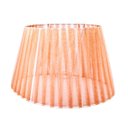 Ver imagem 4 de Abajur Enix 42cm Base Cerâmica Marron E27 Max 40W Cúpula Fios de Seda