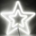 Ver imagem 2 de Estrela Pisca Pisca Neon Natal 8 Funcoes Decoração Natalino Enfeite Branco 6000K