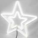 Ver imagem 1 de Estrela Pisca Pisca Neon Natal 8 Funcoes Decoração Natalino Enfeite Branco 6000K