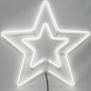 Ver imagem 3 de Estrela Pisca Pisca Neon Natal 8 Funcoes Decoração Natalino Enfeite Branco 6000K