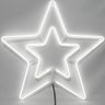 Estrela Pisca Pisca Neon Natal 8 Funcoes Decoração Natalino Enfeite Branco 6000K - 3