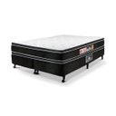 Ver imagem 1 de Cama Box King Castor Black e White Air Double Face D33 193x203x54 + Box Castor