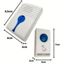 Ver imagem 3 de Campainha A Pilha Sem Fio Wireless 36 Toques Kit Professor Microfone Amplificado Caixa De Som Mp3