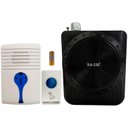 Ver imagem 1 de Campainha A Pilha Sem Fio Wireless 36 Toques Kit Professor Microfone Amplificado Caixa De Som Mp3