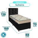 Ver imagem 3 de Kit Cabeceira + Cama Box Bau + Colchão Solteiro D33 Maxsono Paropas