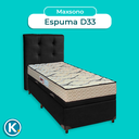 Ver imagem 4 de Kit Cabeceira + Cama Box Bau + Colchão Solteiro D33 Maxsono Paropas