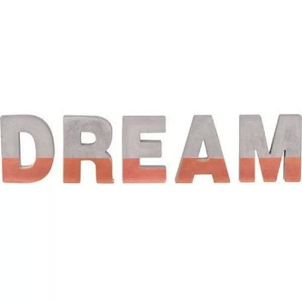 Palavra Dream Cimento Decorativo 45x11,5CM 09455 - 1