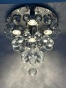 Ver imagem 4 de Lustre de Cristais Legítimos K9 de 40mm para Sala ,quarto,70cm de Altura