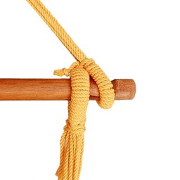 Cadeira de balanço suspensa rede de teto varias cores:Amarelo - 3