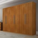 Ver imagem 1 de Guarda-Roupa Casal 6 Portas 6 Gavetas Roma Bianchi Móveis