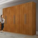 Ver imagem 5 de Guarda-Roupa Casal 6 Portas 6 Gavetas Roma Bianchi Móveis