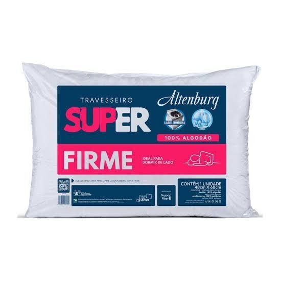 Travesseiro Altenburg Super Firme 100% Algodão - Branco