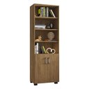 Ver imagem 4 de Mesa para Computador Gávea e Livreiro Office com Portas Pequenas Freijó - Móveis Leão