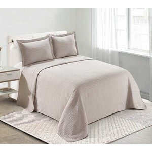 Kit Colcha King Loft Camesa 3 Peças Concreto