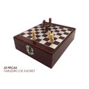 Ver imagem 3 de Kit Abridor de Vinho com Jogo de Xadrez