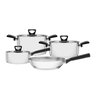 Jogo de Panelas Tramontina Brava Baquelite em Aço Inox com Fundo Triplo e Cabos e Alças de Baquelite - 1