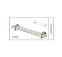 Ver imagem 2 de Porta Shampoo Italy Line Marrocos Dourado