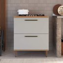 Ver imagem 4 de Balcão de Cozinha 80cm 2 Gavetas com Tampo Linha IS1511 Linha Isabelle Delmarco