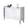 Buffet Aparador com Adega Retrô Wine Branco - 1