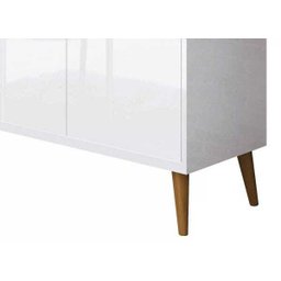 Buffet Aparador com Adega Retrô Wine Branco - 4 Buffet Aparador com Adega Retrô Wine Branco - 4