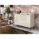 Ver imagem 2 de Buffet Aparador com Adega Retrô Wine Off White