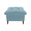 Ver imagem 5 de Conjunto P/ Sala Montreal 1 Poltrona Decorativas e 1 Puff Bouclê Azul - Matrix