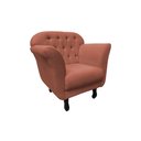 Ver imagem 5 de Kit 2 Poltronas Decorativa Dália Bouclé Terracota