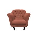 Ver imagem 4 de Kit 2 Poltronas Decorativa Dália Bouclé Terracota