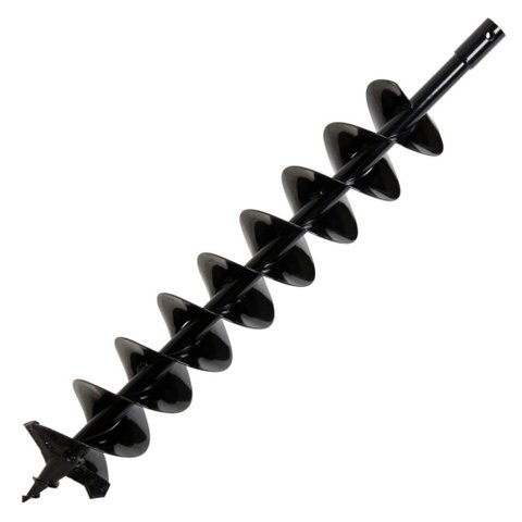 Broca Para Perfurador de Solo 80x10cm Com Espiral Duplo E Lâmina de Vídia Kawashima + Extensor