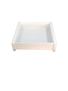 Ver imagem 1 de Bandeja Quadrada Em Acrílico Branco Sem Cristal Lavabo 46BRX