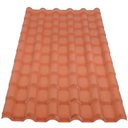 Ver imagem 2 de Kit com 45 Telha PVC Plan Cerâmica 2,42 Metros X 88cm com 6 Ondas Terracota - P3010021 - Afort