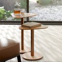 Ver imagem 3 de Mezanino Paris Lateral Sala com Pés em Madeira Maciça Nature