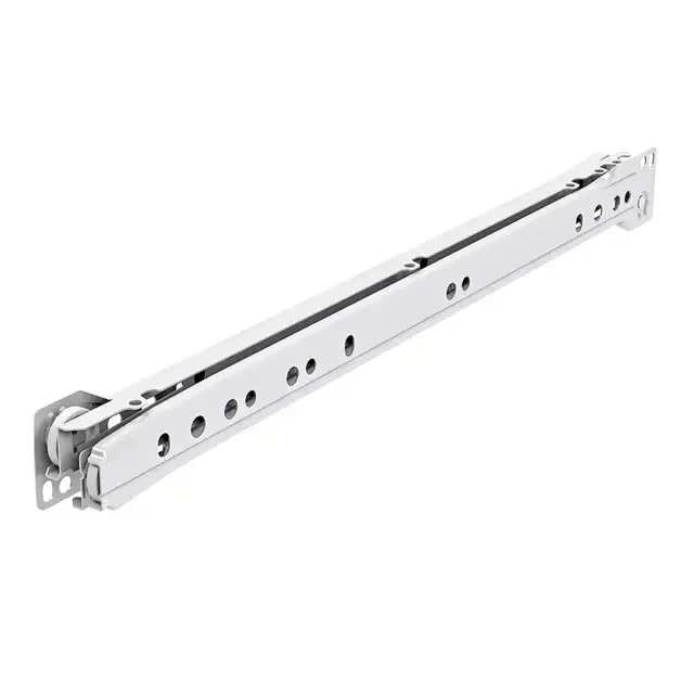 Corrediça para Gaveta Simples Branca 45cm Fgvtn - 06 Pares - 2