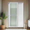 Ver imagem 2 de Porta Correr Venez. 3F.Móv.210 x 150 Elite c/Fechad.Tetra V.Liso Branco Brimak