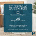 Ver imagem 7 de Cobre Leito Queen Size 100%algodão Lory Bordado Super Luxuoso Verity:palha
